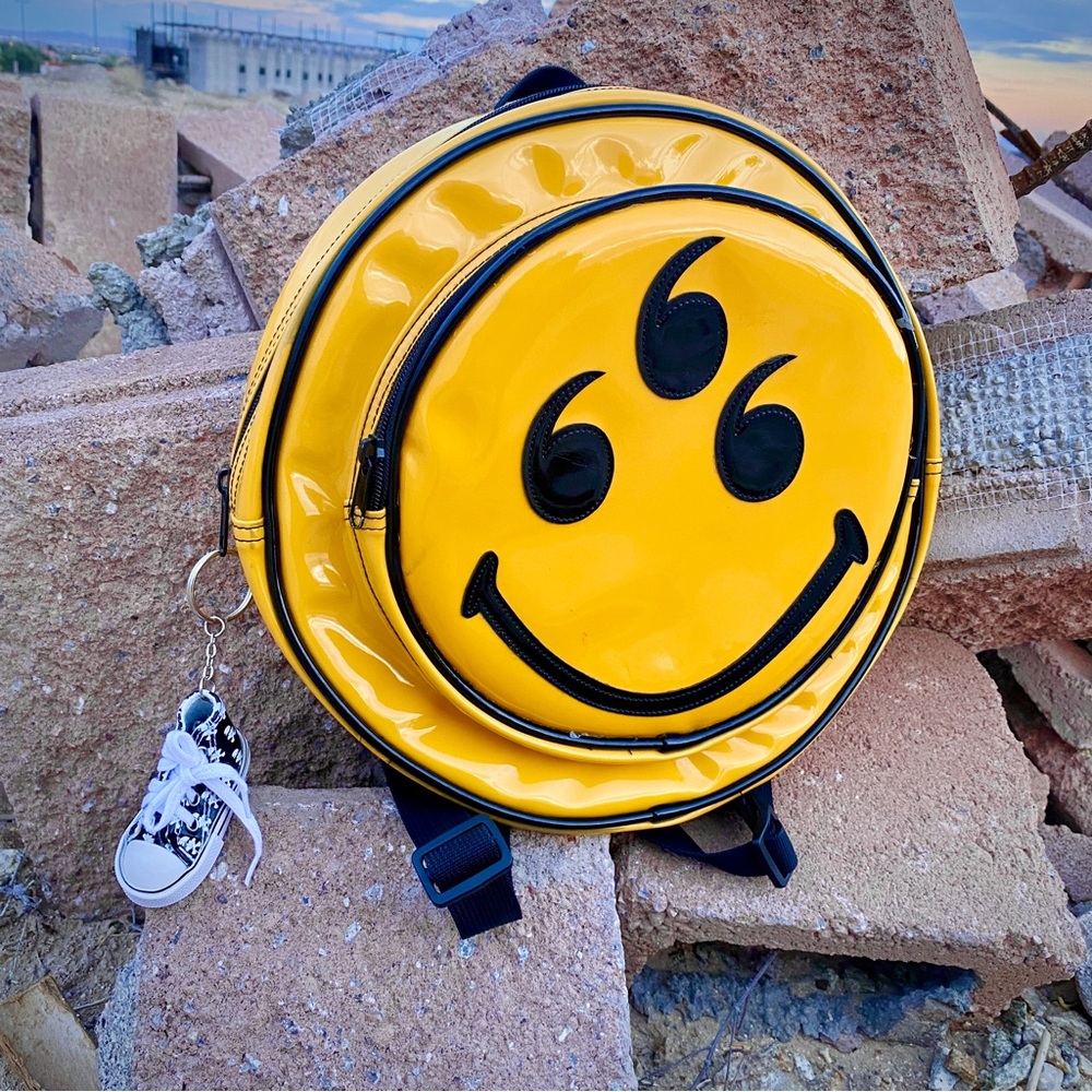😵‍💫 UNIF 666 Smiley Backpack RARE! - Picture 13 of 13